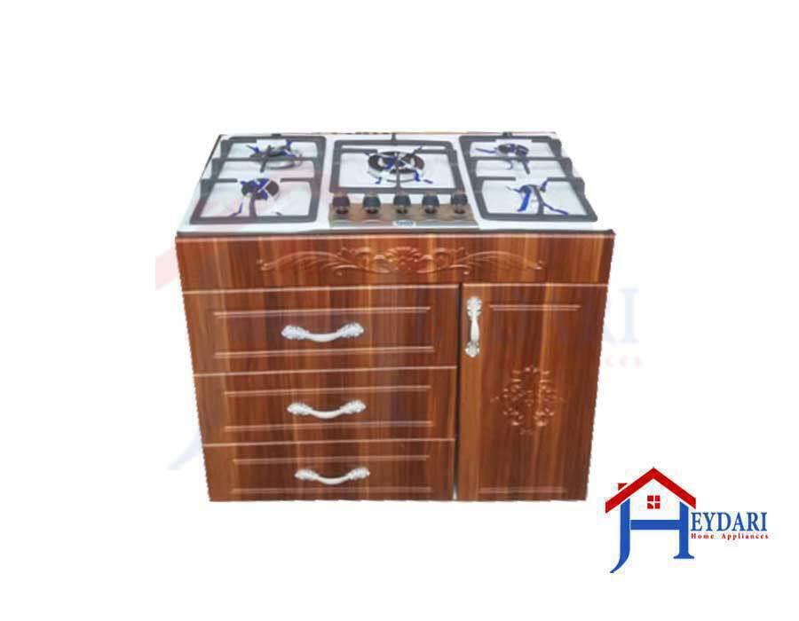 اجاق گاز طرح فر کابینتی مدل M6 صفحه استیل طرح بوش